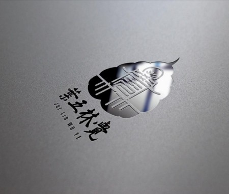 觉林五叶logo设计