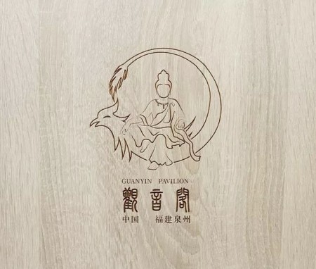 自在观音 圆满飞凤，福建泉州观音阁Logo设计