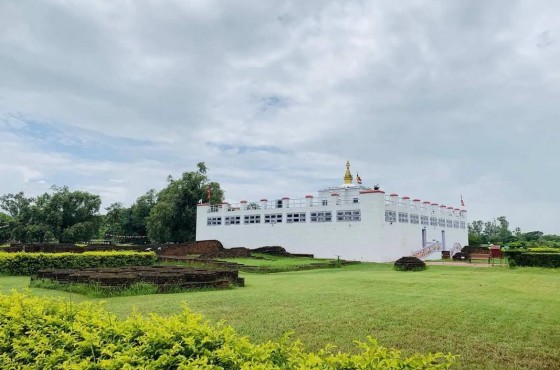 尼泊尔政府盛邀德鲁安团队出席蓝毗尼拉玛格拉玛佛塔复建启动仪式 汇报圣园北区总体规划方案